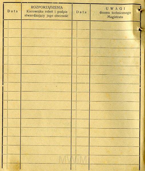 KKE 5747-3.jpg - Dok. Księga kontroli technicznej domu Heleny Awgul w Wilnie przy ulicy Swistopol 20a, Wilno, 18 VII 1934 r.